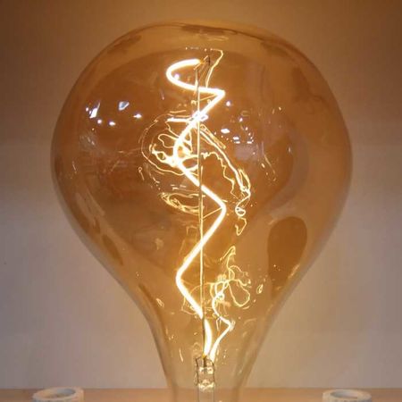 LED лампа Edisons G165 Spiral Gold Е27 5W 2200K димована Premium, зображення 6