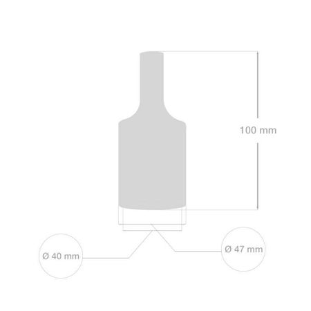 Силіконовий патрон Е27 червоний, Колір: червоний, зображення 4