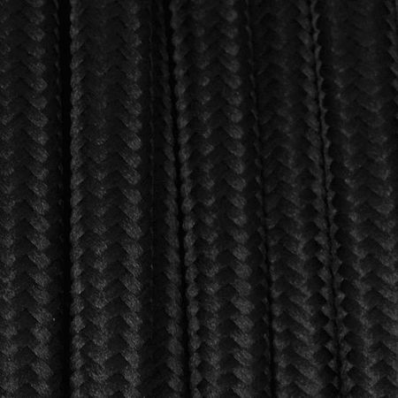 Провід прямий Чорний 3х1,5мм (ДСТУ) в тканинному обплетенні Premium, Переріз: 3х1.5мм, Колір проводу: чорний, зображення 3