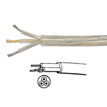 Провід ПВЗ 3х0,75 діаметром 6 мм в подвійній ізоляції Прозорий, Переріз: 3х0,75мм, зображення 2