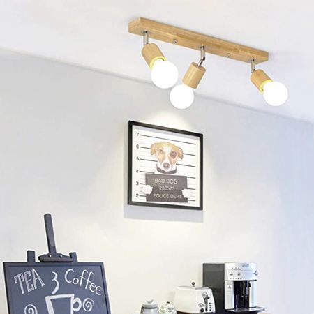Бра в скандинавском стиле Woody cylinder-3 с деревянными патроном и хромовыми шарнирами, Количество источников света: 3, Цвет: дерево, изображение 15 - Edisons