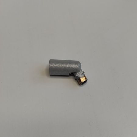 Шарнир похилий срібний 90°, зображення 2