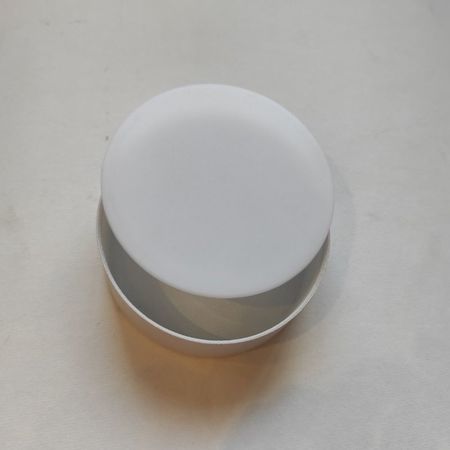 Корпус D100 H33 металевий з пластиковою кришкою білий, зображення 2