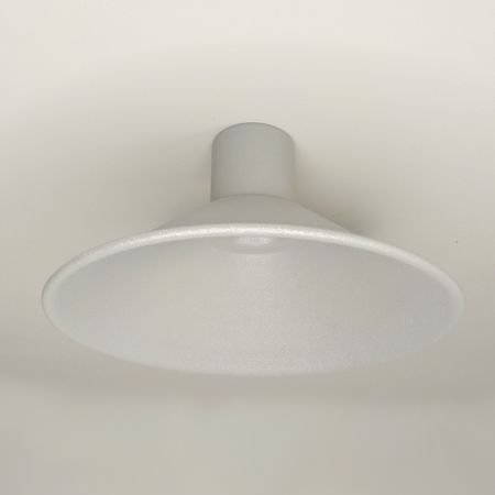 Стальной абажур 185 мм купол под цилиндром серый перламутр, изображение 3 - Edisons