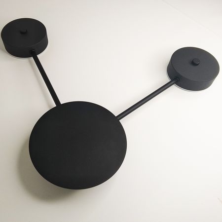 Настінний світлодіодний світильник Eyes із двома джерелами світла чорний, зображення 5