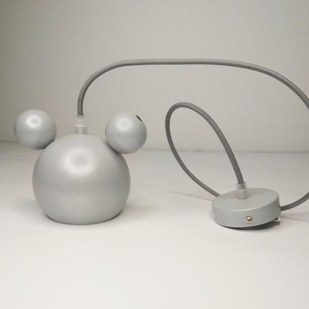 Светильник подвесной детский Bear под лампу GU10 серый перламутр, Цвет: серый перламутр, изображение 2 - Edisons