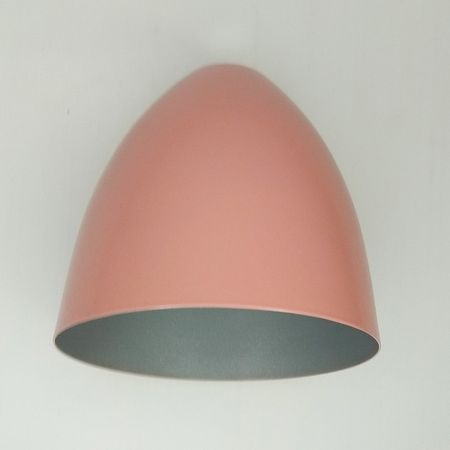 Сталевий абажур 140 мм скруглений конус рожевий, Цвет: розовый, изображение 3 - Edisons