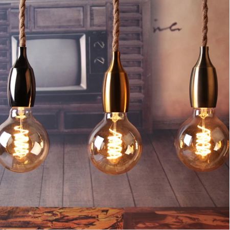 Декоративный патрон SMOOTH BOTTLE E27 бронза, Цвет: бронза, изображение 5 - Edisons