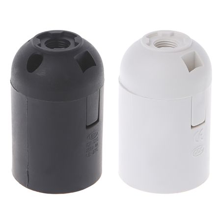 Патрон пластиковый Е27 белый, Цвет: белый, изображение 3 - Edisons