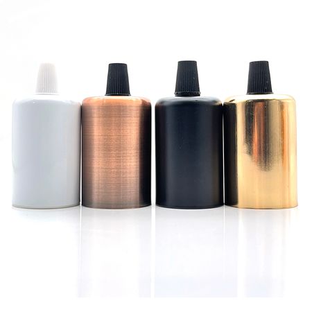 Металевий патрон Е27 хром, Колір: хром, зображення 5