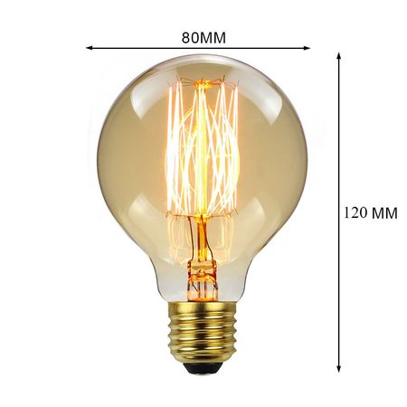 Лампа накаливания Эдисона G80, изображение 4 - Edisons