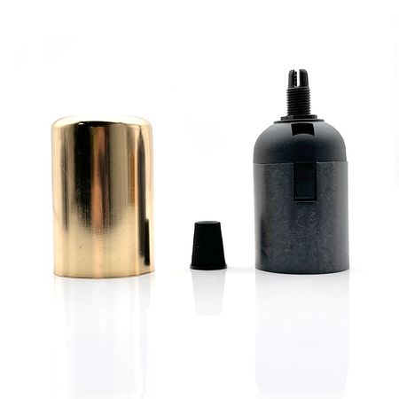 Металлический патрон Е27 светлое золото, Цвет: светлое золото, изображение 4 - Edisons