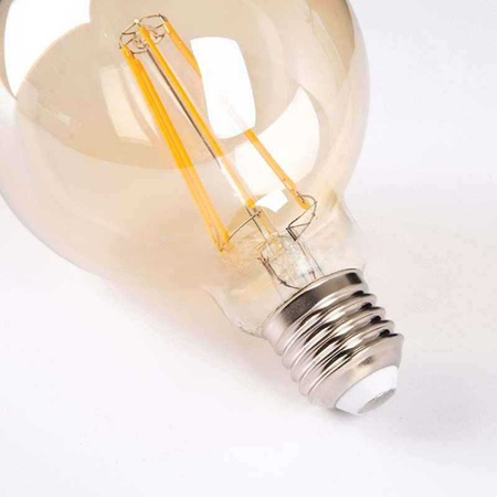 LED лампа Edisons G125 long gold Е27 4W 2200K Premium, изображение 5 - Edisons