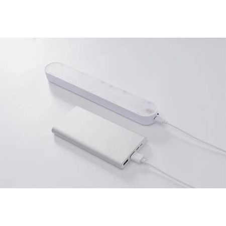 Акумуляторний лінійний LED світильник LN-260 4W 1200mAh 3 режими з сенсорною кнопкою від USB білий на 11 годин від АКБ без датчика руху, зображення 6