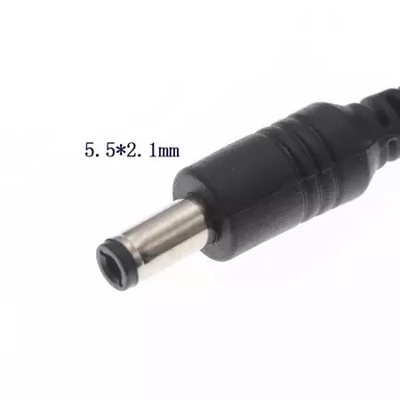 Кабель перетворювач USB-DC для роутера 9V/12V до 0,7А з перемикачем, живлення від PowerBank, DC 5.5×2.1 з перехідником, зображення 9