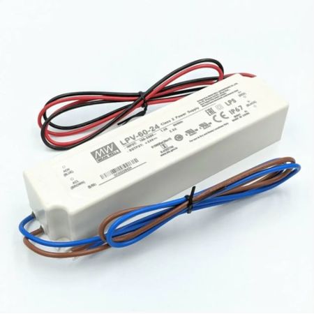 Блок живлення герметичний Mean Well (Оригінал) LPV-60-24