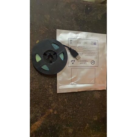 2м LED стрічка з USB 5V 8W COB 6000K (холодний) 8 мм для павербанка або USB адаптера, Колір світла: 6000K, Довжина: 2 м, зображення 9