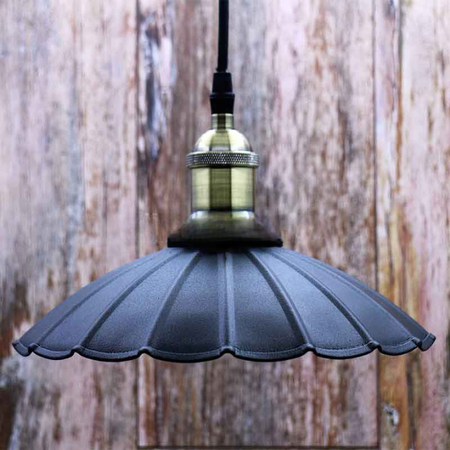 Стальной абажур 245 мм с патроном, изображение 2 - Edisons