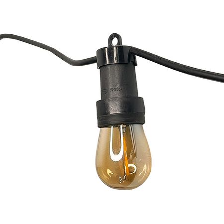 Вулична ретро гірлянда PATIO E27 IP65 вологозахищена 3м-7 патронів без ламп, Кількість патронів, шт.: 7, Відстань між патронами, см: 50, зображення 9