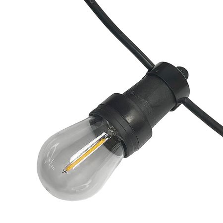 Вулична ретро гірлянда PATIO E27 IP65 вологозахищена D21-8м без ламп, Кількість патронів, шт.: 21, Відстань між патронами, см: 25, зображення 8