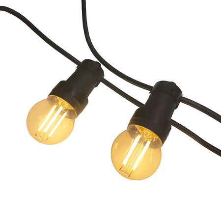 Вулична ретро гірлянда PATIO E27 IP65 вологозахищена D21-23м без ламп, Кількість патронів, шт.: 21, Відстань між патронами, см: 100, зображення 8