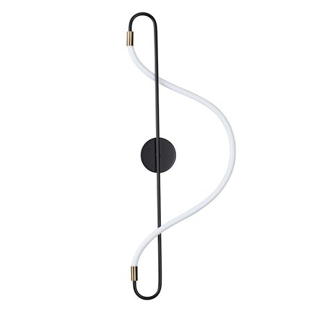 Бра Nordik A неон 3000К чорне 1,2м 24W 1800Lm, зображення 2