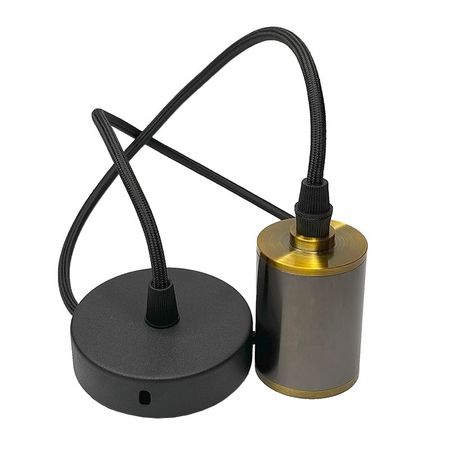 Підвісний світильник у стилі лофт ST-№40-B чорний із золотом