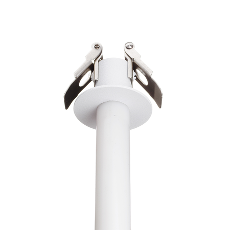 Кріплення гнучкого неону 22 мм стельове прихованого типу металеве біле