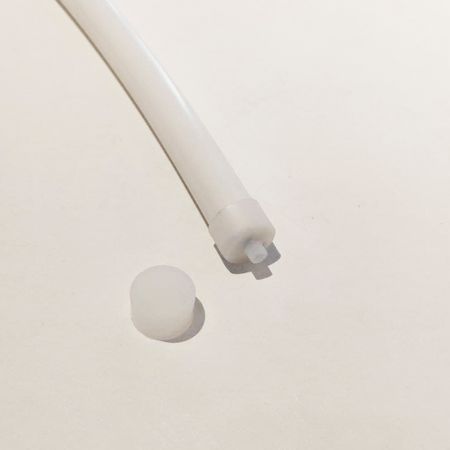 Комплект силіконових заглушок для гнучкого неону 38 мм білі, зображення 2