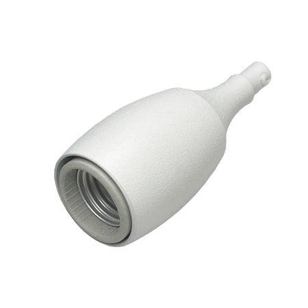 Декоративний патрон SMOOTH BOTTLE WHITE E27, Колір: білий, зображення 2