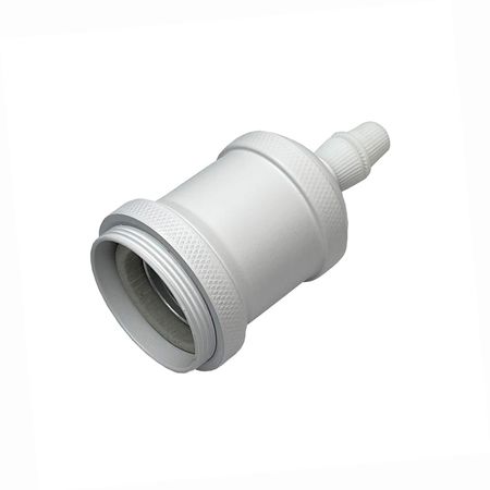 Патрон E27 для абажуров белый, Цвет: белый, изображение 2 - Edisons