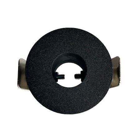 Кріплення гнучкого неону 22 мм стельове прихованого типу металеве чорне, зображення 3