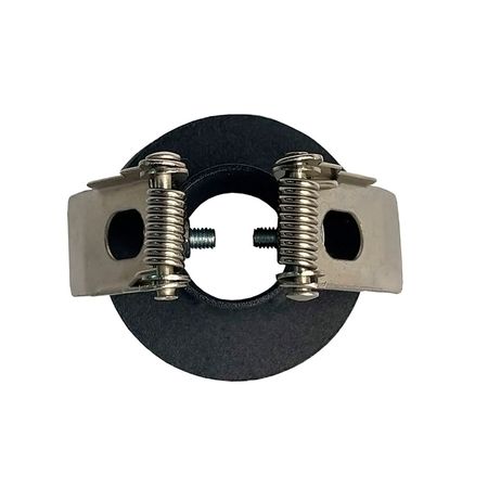 Кріплення гнучкого неону 22 мм стельове прихованого типу металеве чорне, зображення 4