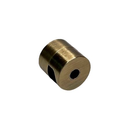 Кріплення фіксатор проводу D8-M металеве для зовнішньої проводки бронза, зображення 5