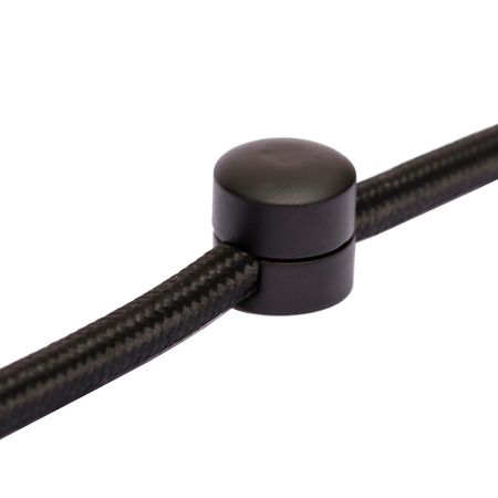 Крепление фиксатор провода D8-M металлическое для наружной проводки черный - Edisons