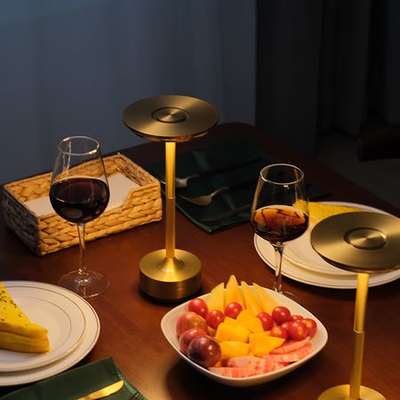 Настольная аккумуляторная LED лампа 5000mAh 3W 2700-6500K USB бронза Premium, Цвет: бронза, изображение 20 - Edisons