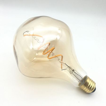 LED лампа Edisons G165 Spiral Gold Е27 5W 2200K димована Premium, зображення 3