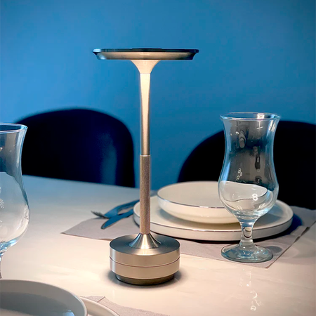 Настольная аккумуляторная LED лампа 5000mAh 3W 2700-6500K USB бронза Premium, Цвет: бронза, изображение 21 - Edisons