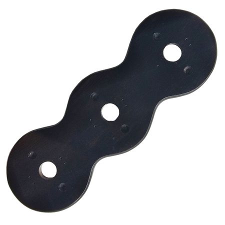 Рамка дерев'яна чорна на 3 пости для накладних вимикачів і розеток SOFTY