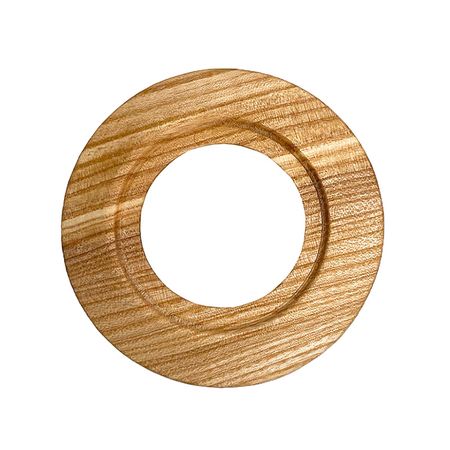 Рамка дерев'яна (Ясен) на 1 пост для прихованного монтажу, зображення 2