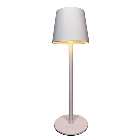 Настольная аккумуляторная LED лампа 5200mAh 3.5W 3000K IP54 USB белая Premium, Цвет: белый, изображение 2 - Edisons