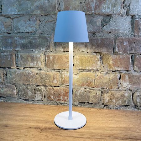 Настольная аккумуляторная LED лампа 5200mAh 3.5W 3000K IP54 USB белая Premium, Цвет: белый, изображение 6 - Edisons