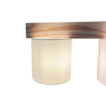 Люстра в скандинавском стиле Savoy на 4 плафона планка ясень, изображение 7 - Edisons