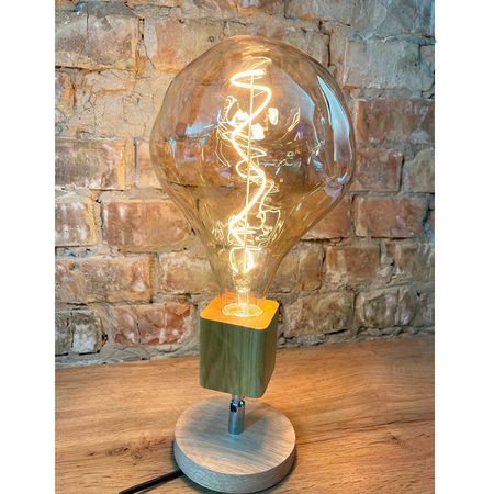 LED лампа Edisons G165 Spiral Gold Е27 5W 2200K димована Premium, зображення 9