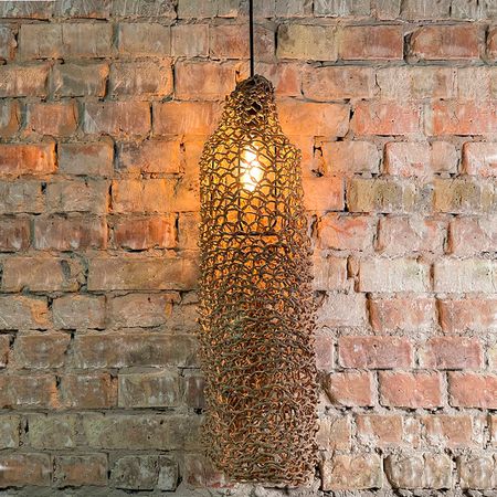 Люстра плетеная Bali Style 74 см, Вид светильника: 74 см, изображение 13 - Edisons