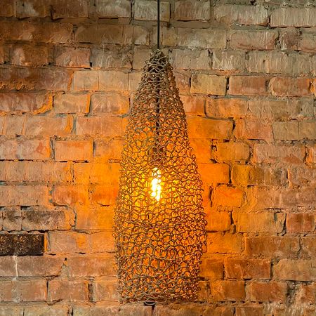 Люстра плетеная Bali Style 74 см, Вид светильника: 74 см, изображение 8 - Edisons