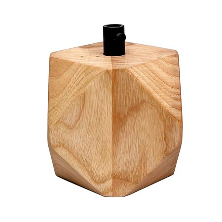 Дерев'яний патрон Е27 квадрат зріз з ясеня, зображення 3