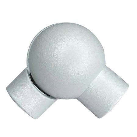 Поворотний шарнір із затиском білий, зображення 2