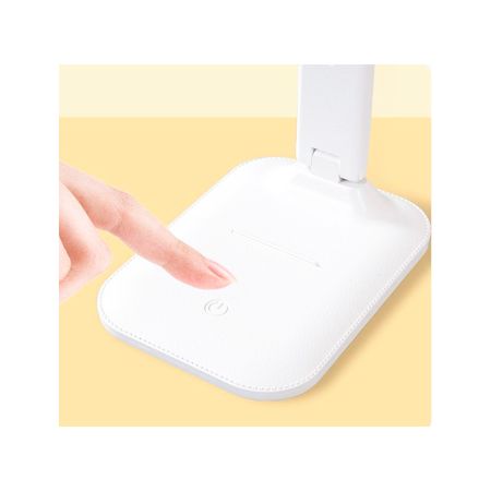 Лампа настольная аккумуляторная FL-3 8W от USB белая на 6 часов работы от аккумулятора, Время работы от аккумулятора, ч.: 6, изображение 3 - Edisons