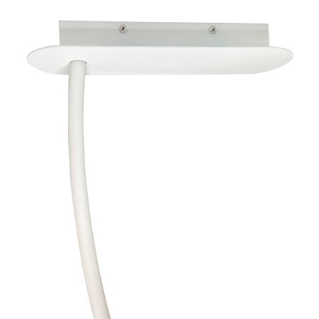 Стельове кріплення під блок живлення біле 370 мм з отвором для неону 22-24 мм, Color: White, зображення 4